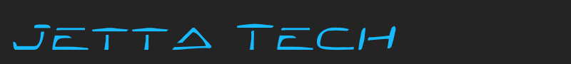 Jetta Tech font